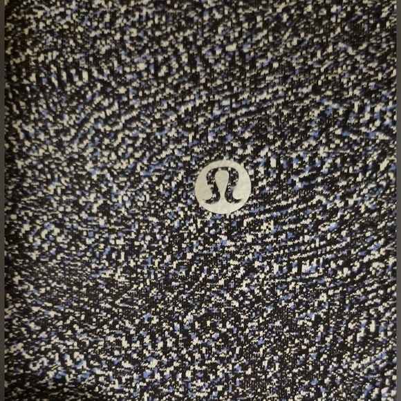 Lululemon Wunder Under Crop (Hi-Rise) *21" Fusion Jacquard Black Violet Viola - Picture 6 of 8